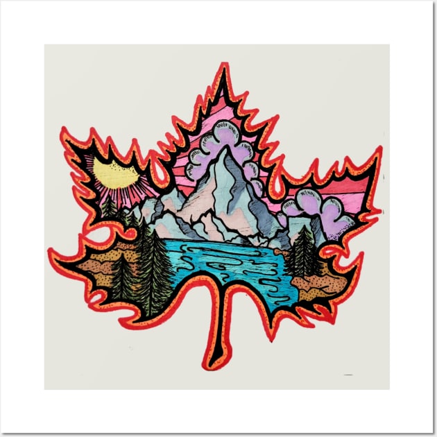 Maple Leaf Wall Art by Art by Rory 